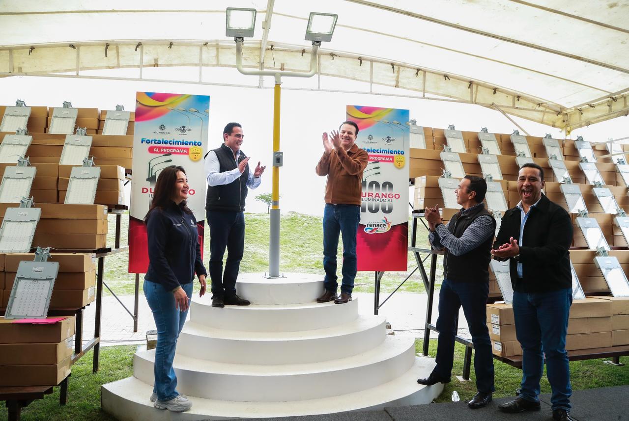 Aseguran que programa de luminarias beneficiará hasta 28 colonias en Durango