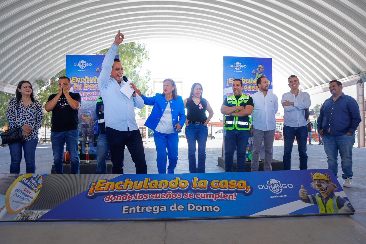 Estrenan domo en unidad deportiva del fraccionamiento Fidel Velázquez II