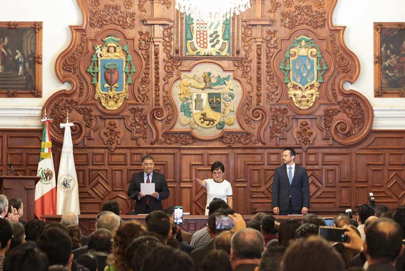 Lilia Cedillo refrenda compromiso con la BUAP impulsando diálogo y proyectos