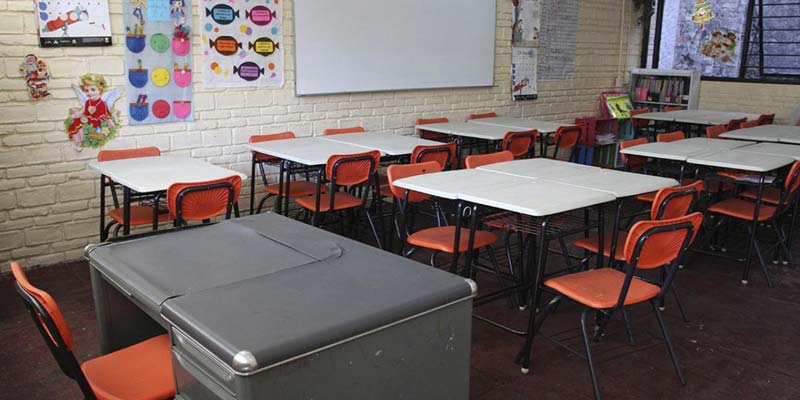Frente frío y lluvias obligan a suspender clases presenciales en regiones de Puebla