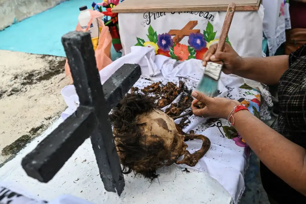 Pomuch, el pueblo de Campeche donde se limpian los huesos antes del Día de Muertos