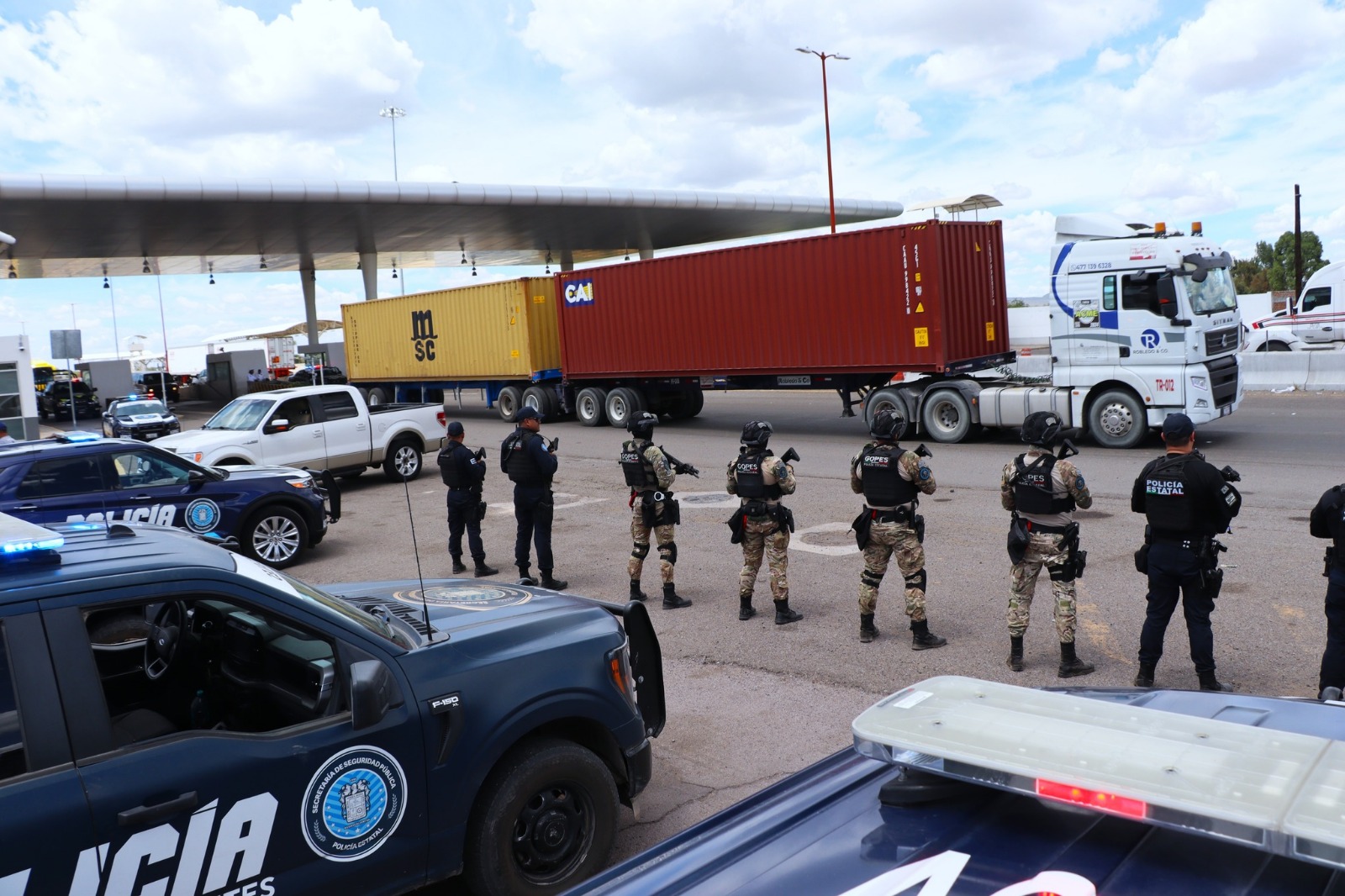 Realizan policías estatales recorridos de vigilancia para reforzar la seguridad