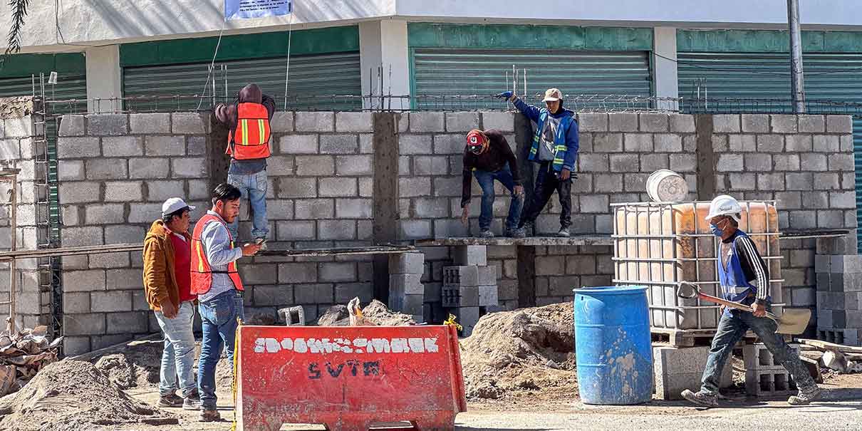 Seis meses negativos para la construcción en Puebla, alerta el Inegi