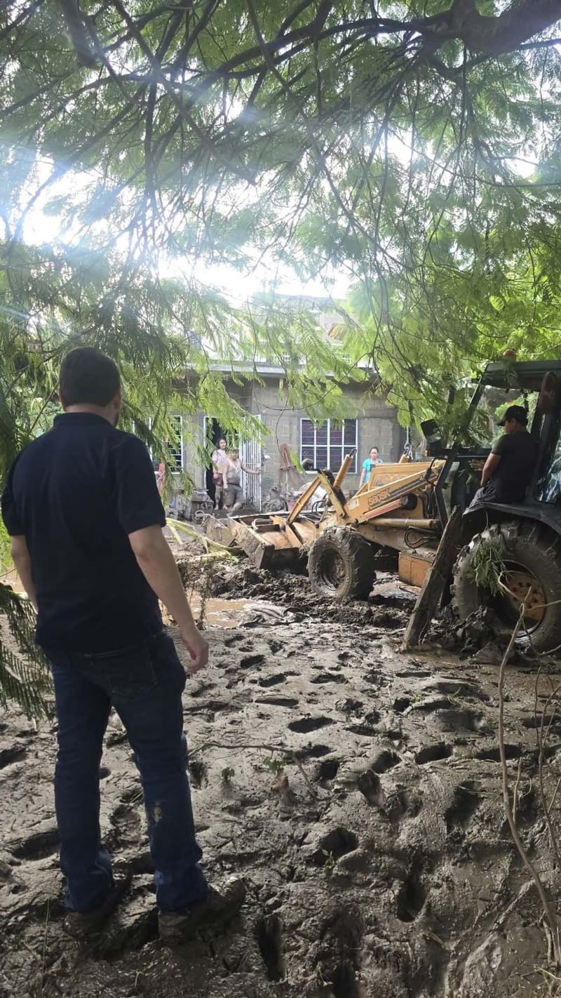 Viviendas afectadas y carreteras bloqueadas por la tormenta Jerry en la Sierra Norte