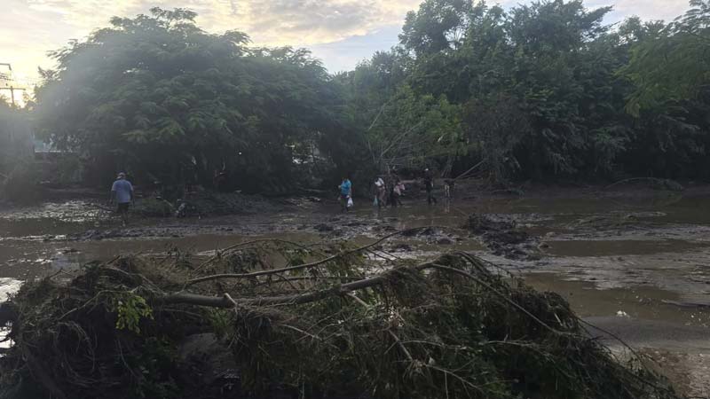 Viviendas afectadas y carreteras bloqueadas por la tormenta Jerry en la Sierra Norte