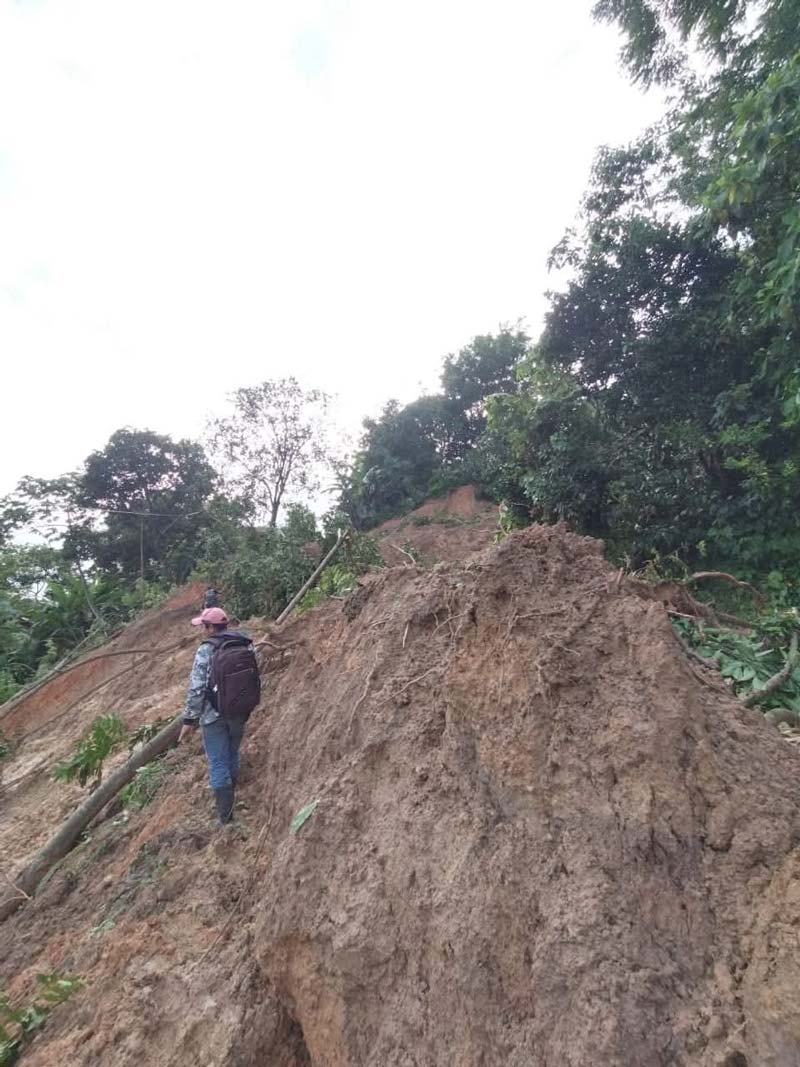 Caminos y puentes destruidos por Jerry en Tlacuilotepec; municipio incomunicado