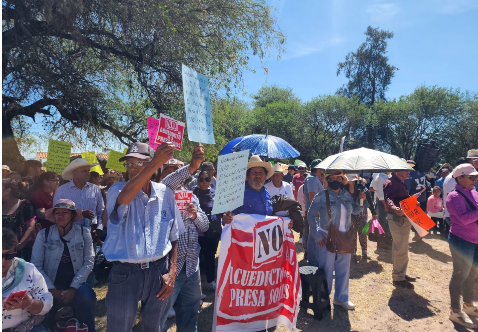 Responde gobierno a protestas por Acueducto Solís–León; instalarán mesas de diálogo