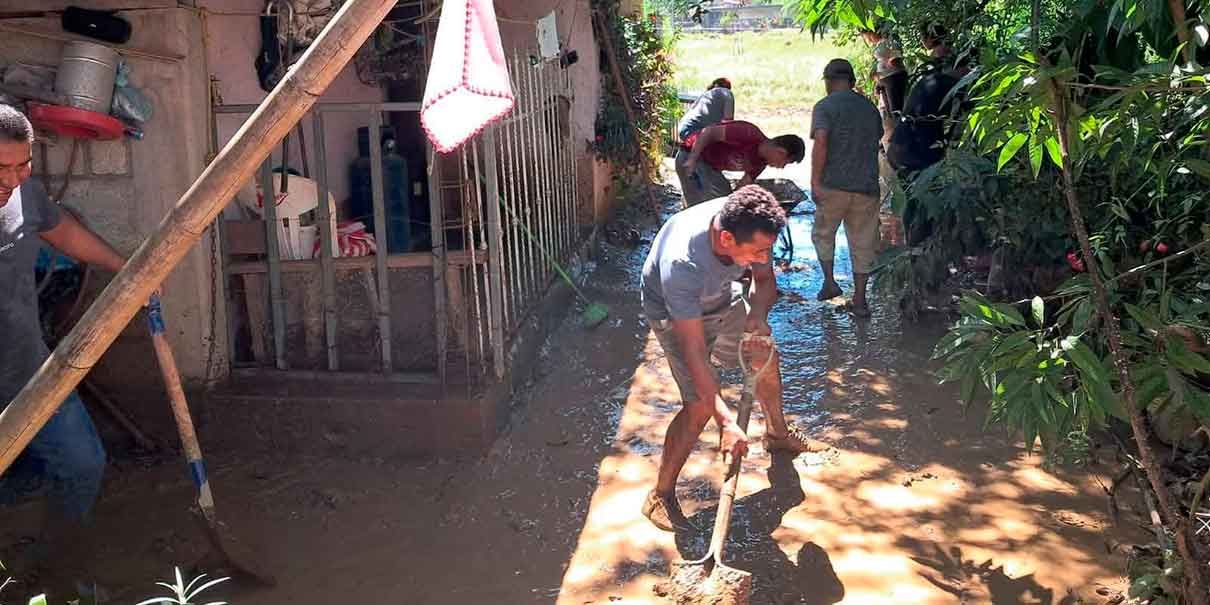 Sierra Norte se levanta: comienzan trabajos de limpieza y ayuda tras la tormenta Jerry
