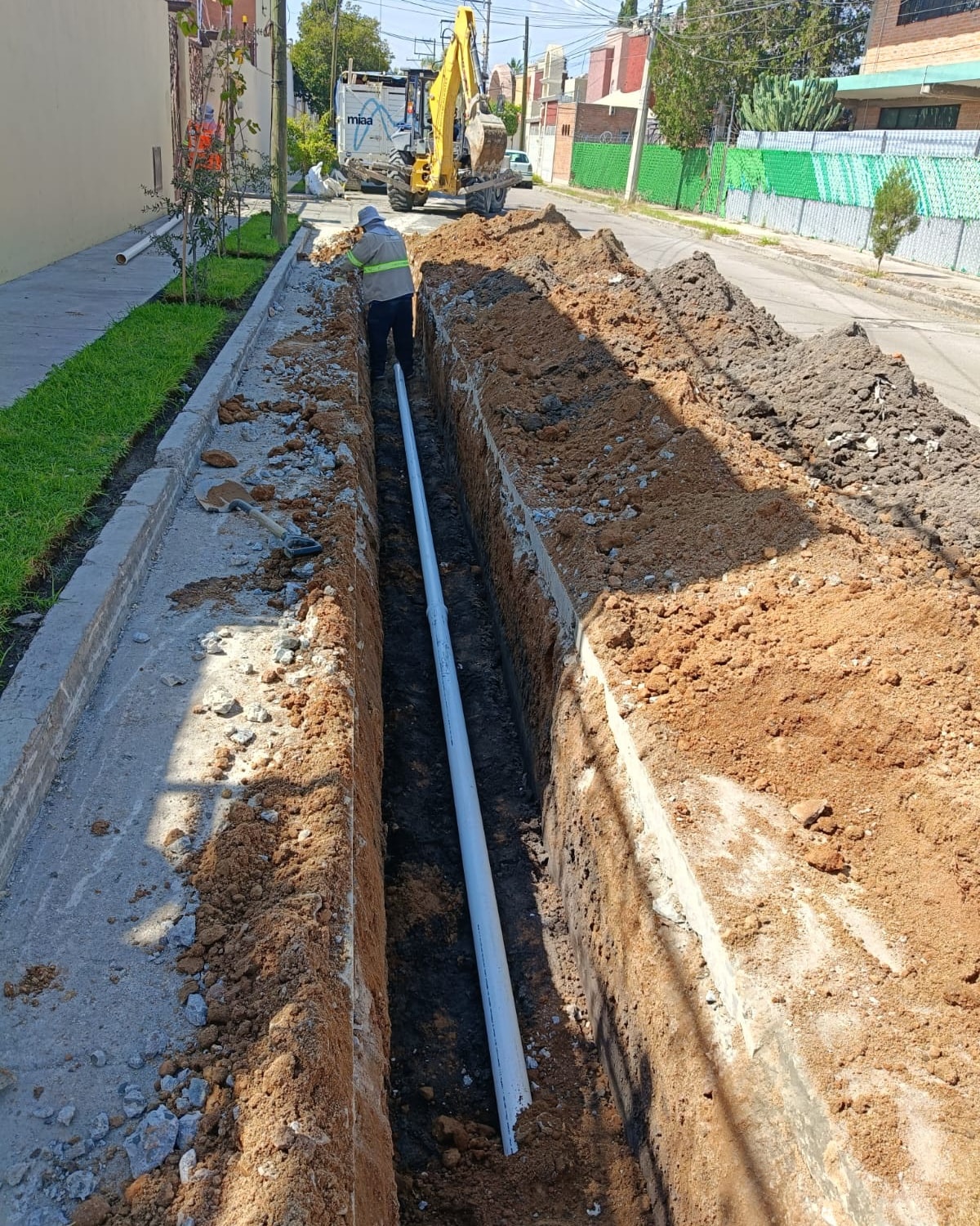 MIAA fortalece la infraestructura hidráulica en la calle República de Uruguay