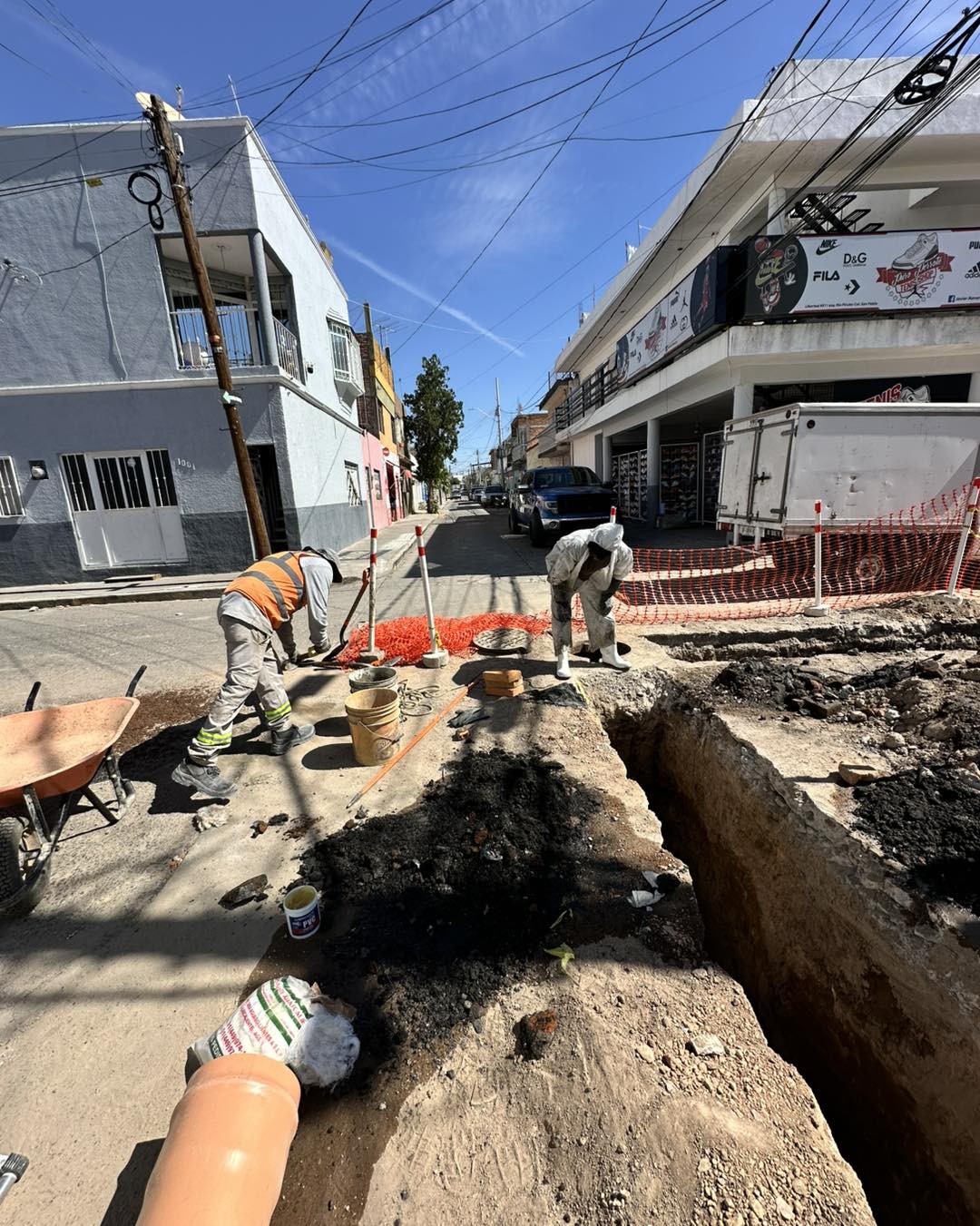 MIAA continúa con labores de bacheo, rehabilitación y saneamiento en distintos puntos de la ciudad