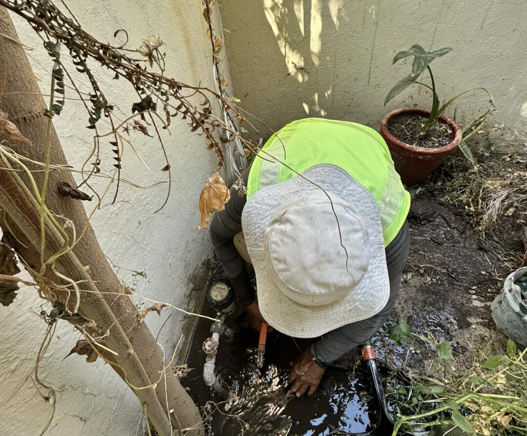 MIAA avanza en rehabilitación de alcantarillado y atiende reporte de fuga