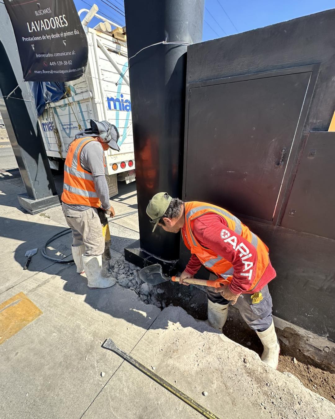 MIAA continúa con trabajos de bacheo y reparación de tomas en distintos puntos de la ciudad