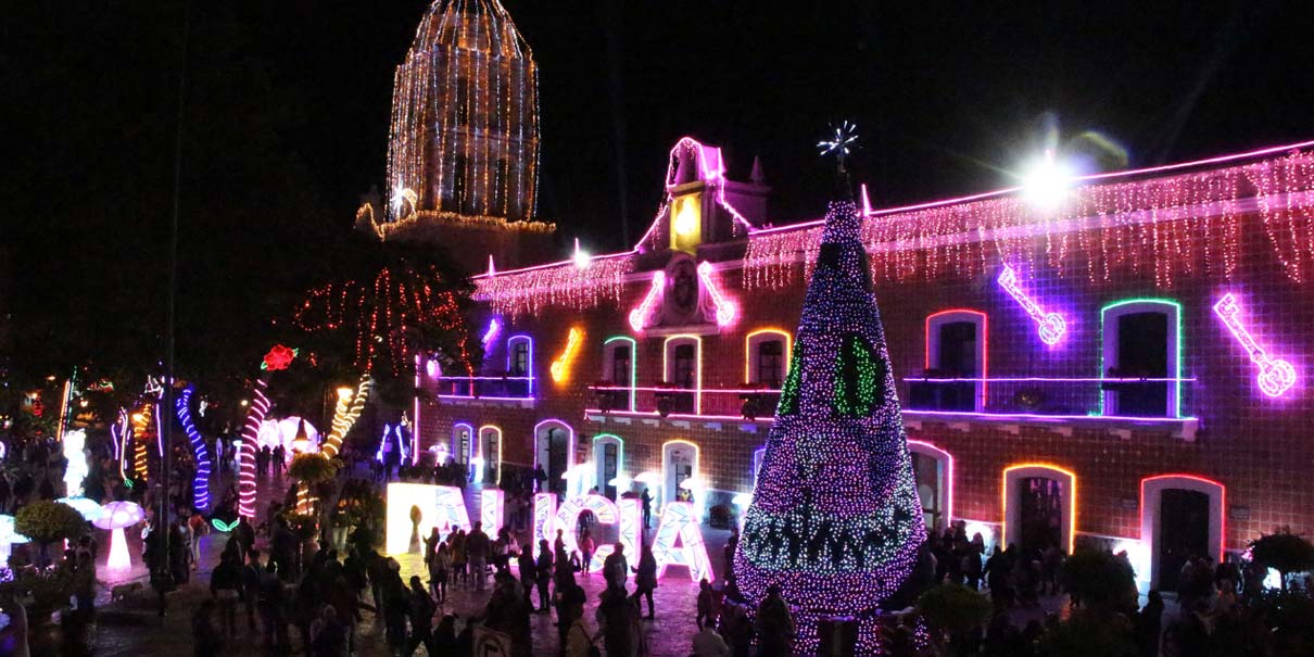 Atlixco prepara su zócalo para Villa Iluminada tras éxito de Valle de Catrinas