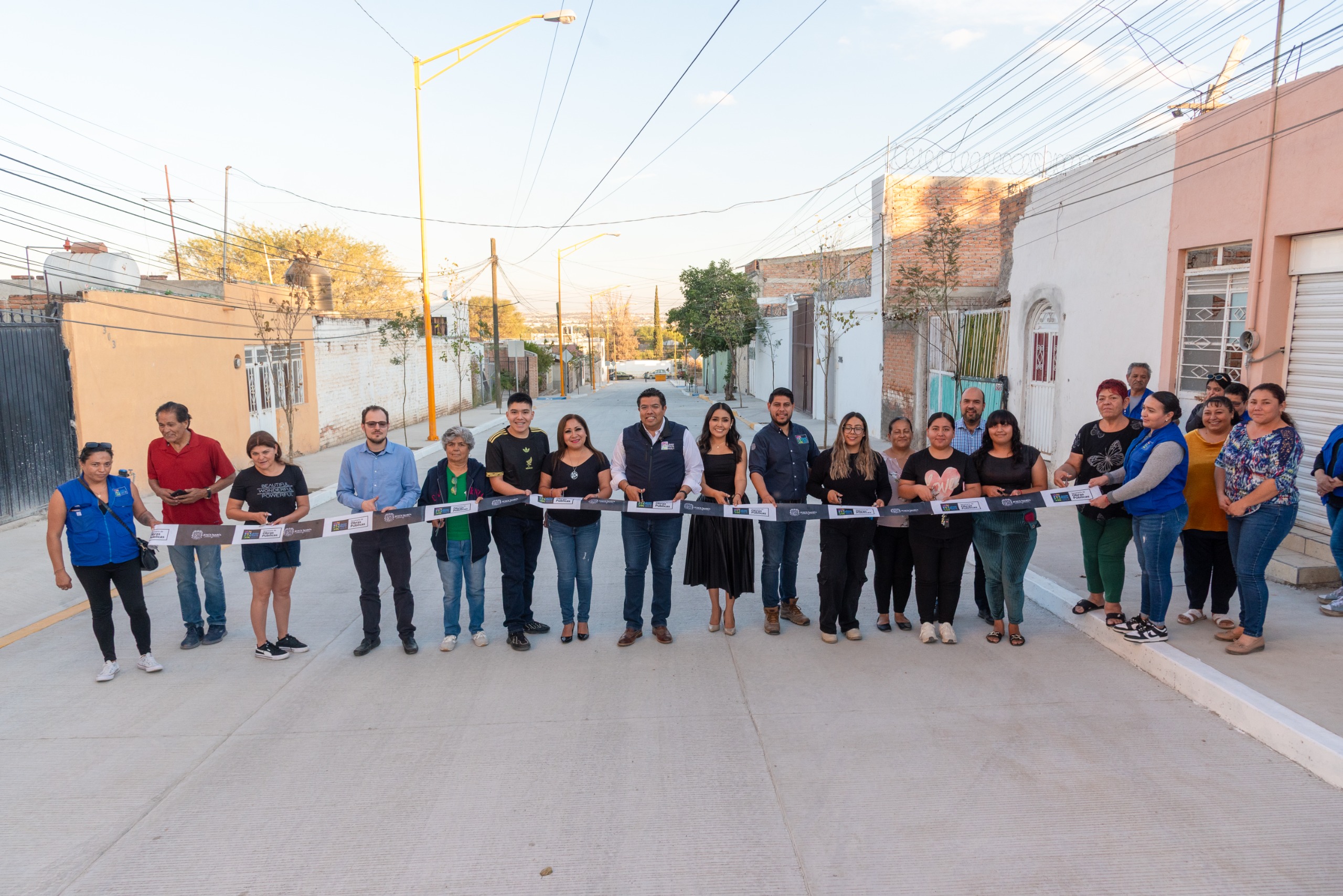 Jesús María inaugura la rehabilitación de la calle Arroyo Grande en Los Arroyitos