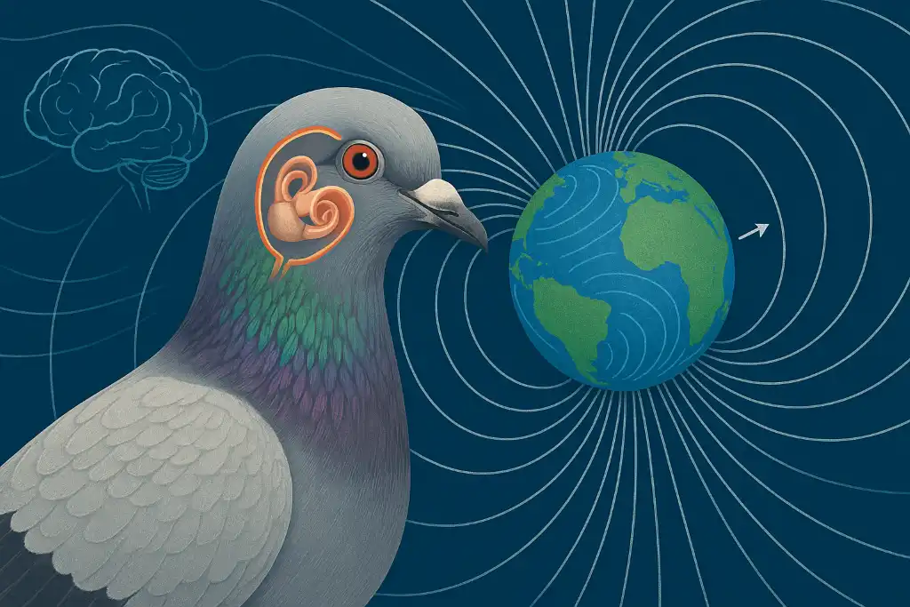 ¿Qué mecanismo permite a las palomas viajar largas distancias? La ciencia descubre su &#8216;brújula oculta&#8217;