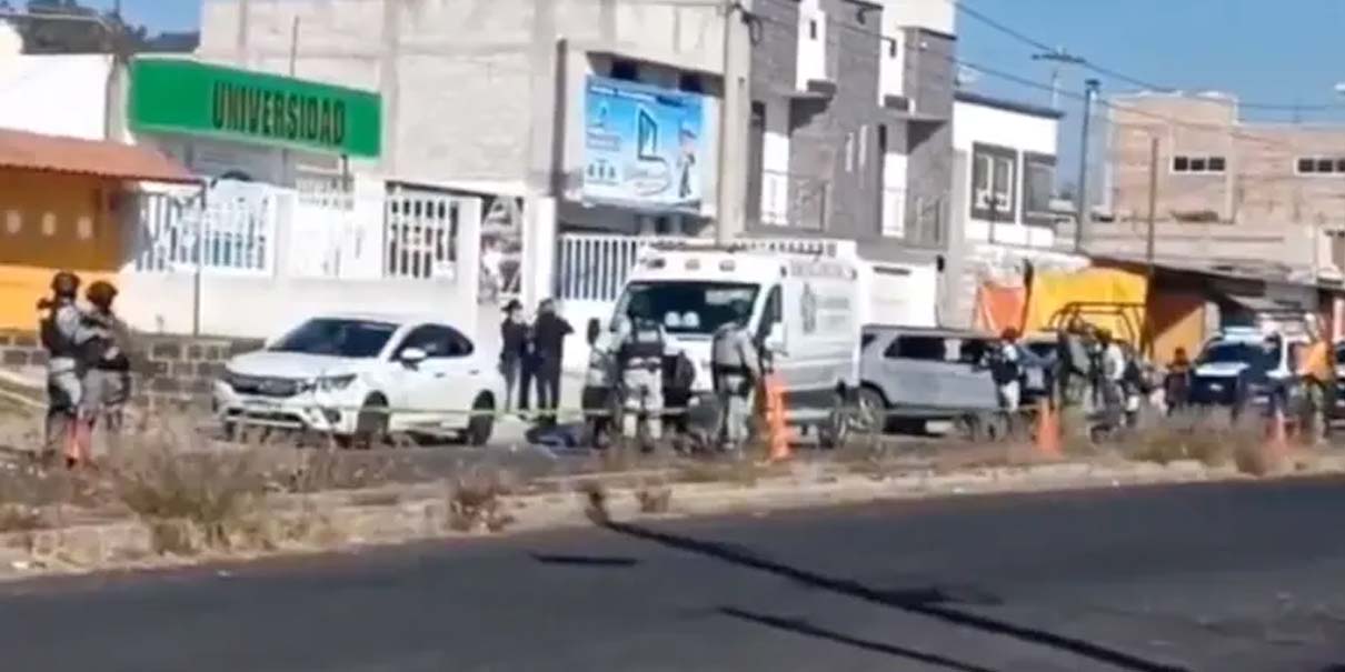 Enfrentamiento armado en Texmelucan deja un muerto y tres heridos