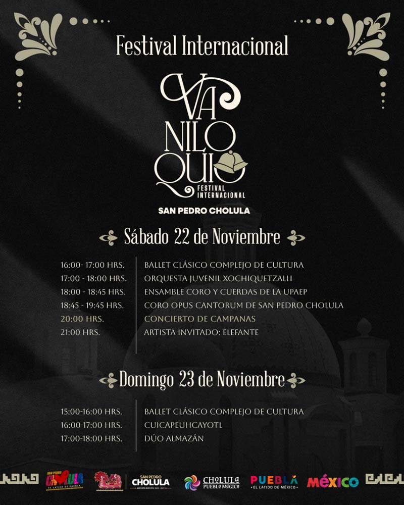 Concierto de campanas iluminará esta noche a San Pedro Cholula