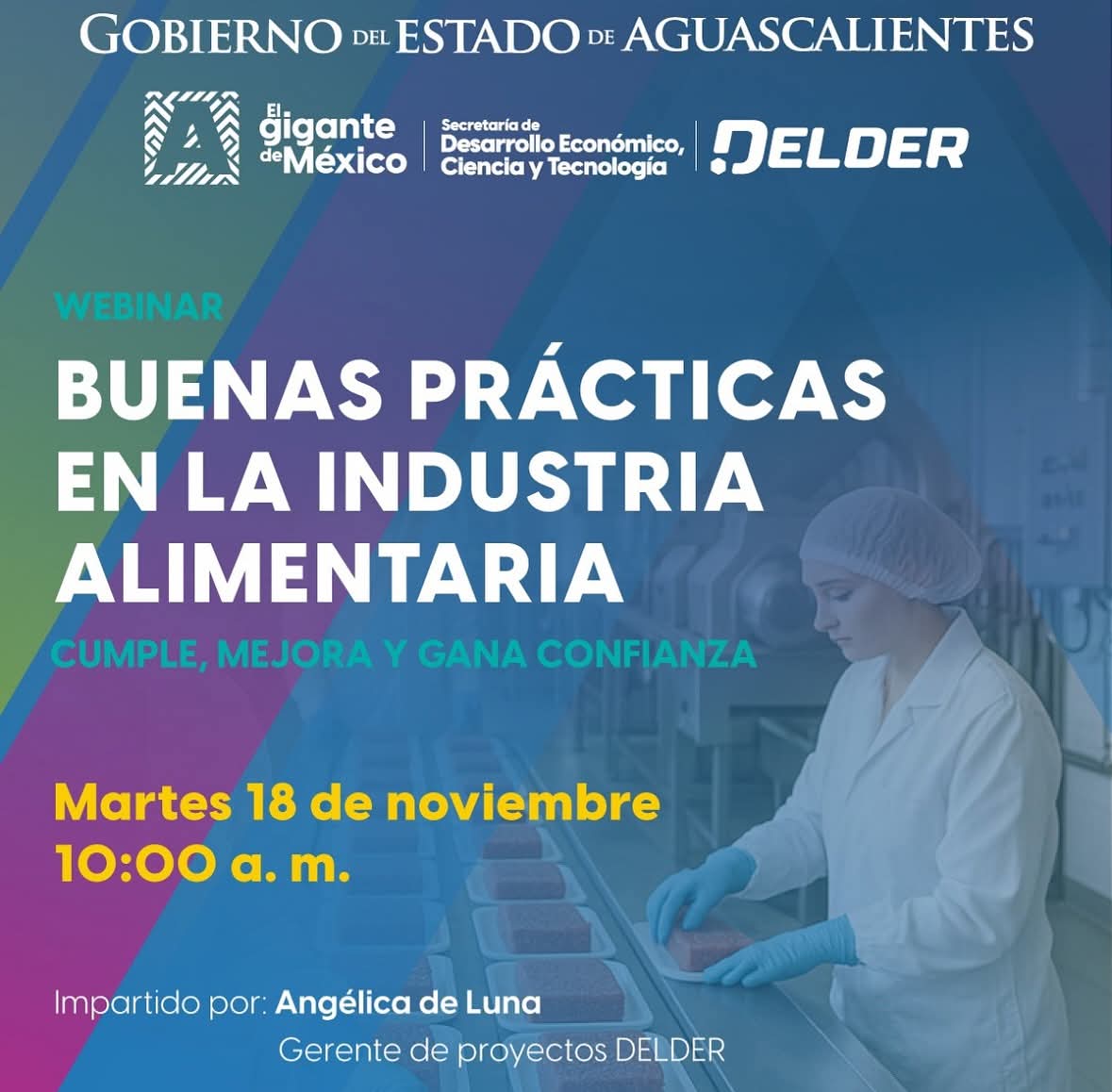 ¿Trabajas en la industria de alimentos? Este webinar es para ti