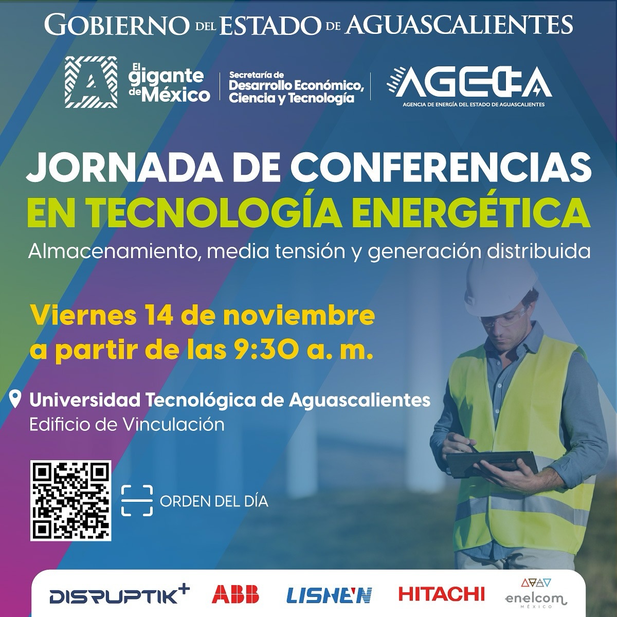Habrá Jornada de Conferencias en Tecnología Energética