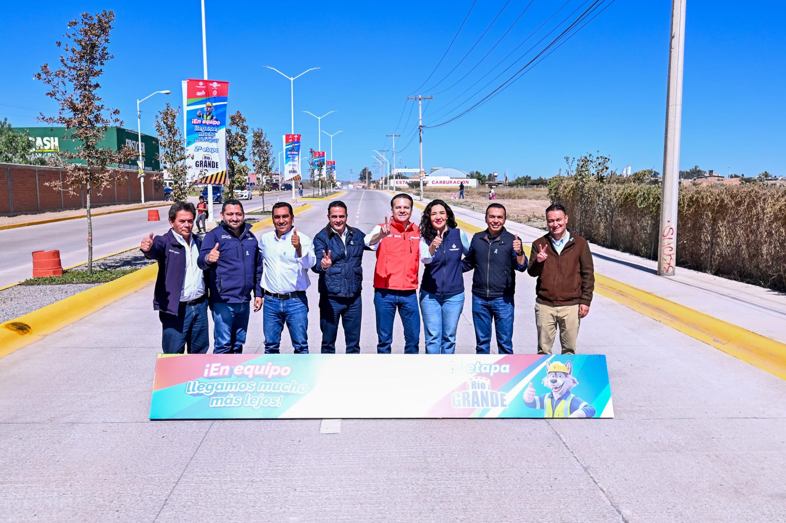 Entrega gobierno la segunda etapa de la avenida Río Grande