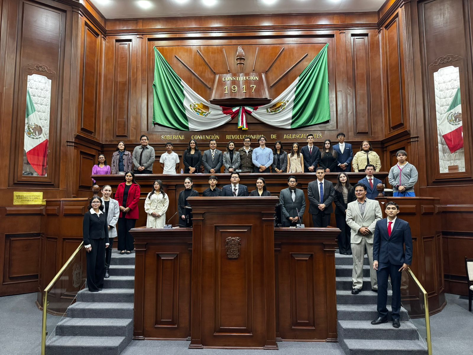 Juventudes presentan propuestas en el Parlamento Juvenil 2025 del Congreso de Aguascalientes