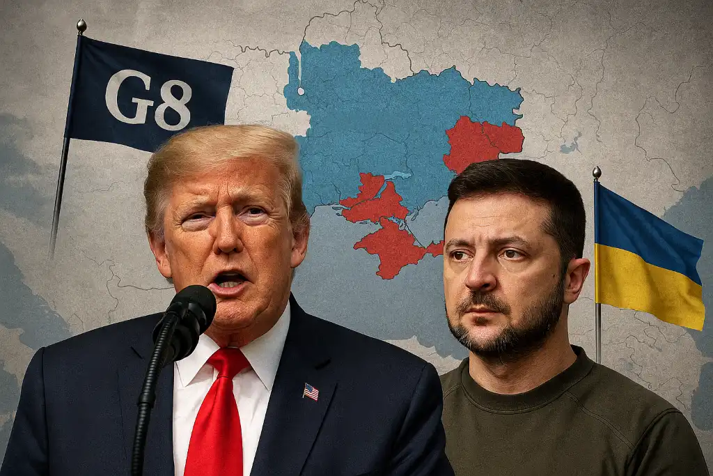 ¿Fin de la guerra? Trump propone un plan de 28 puntos que exige a Ucrania ceder regiones y reincorporar a Rusia al G8