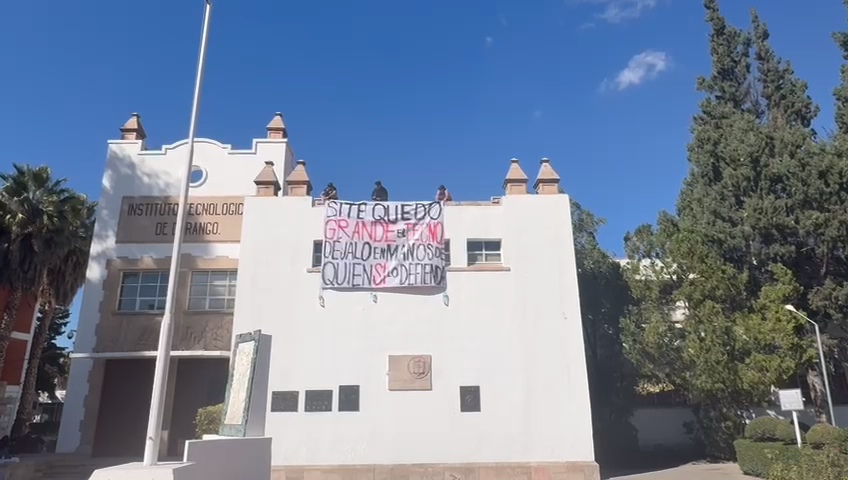 Estudiantes del ITD en paro indefinido: director niega malos manejos