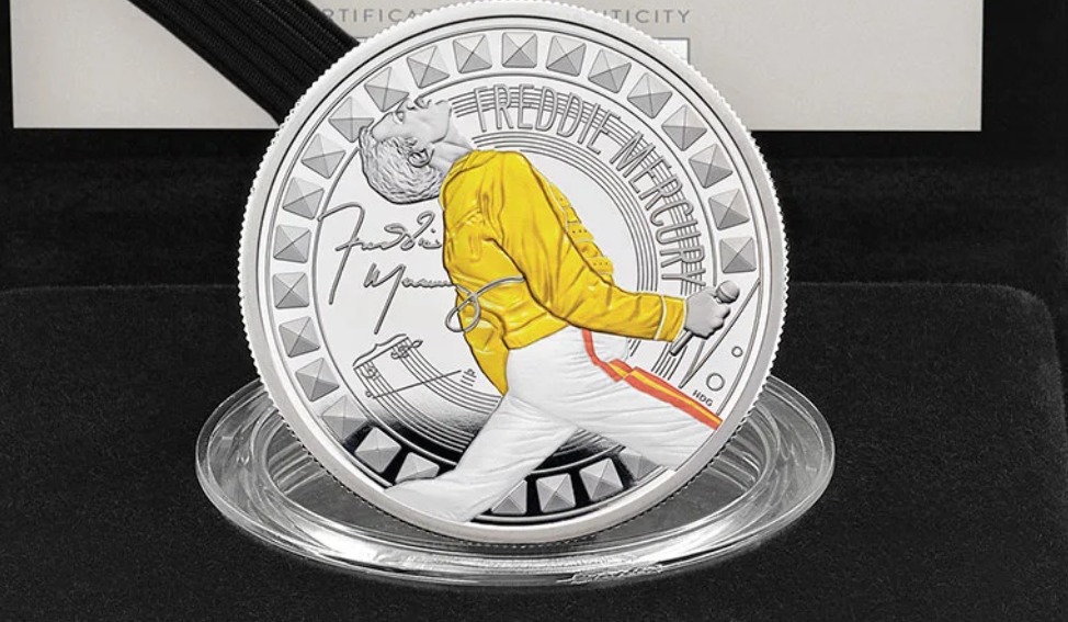 Reino Unido honra a Freddie Mercury con una moneda de plata fina edición limitada