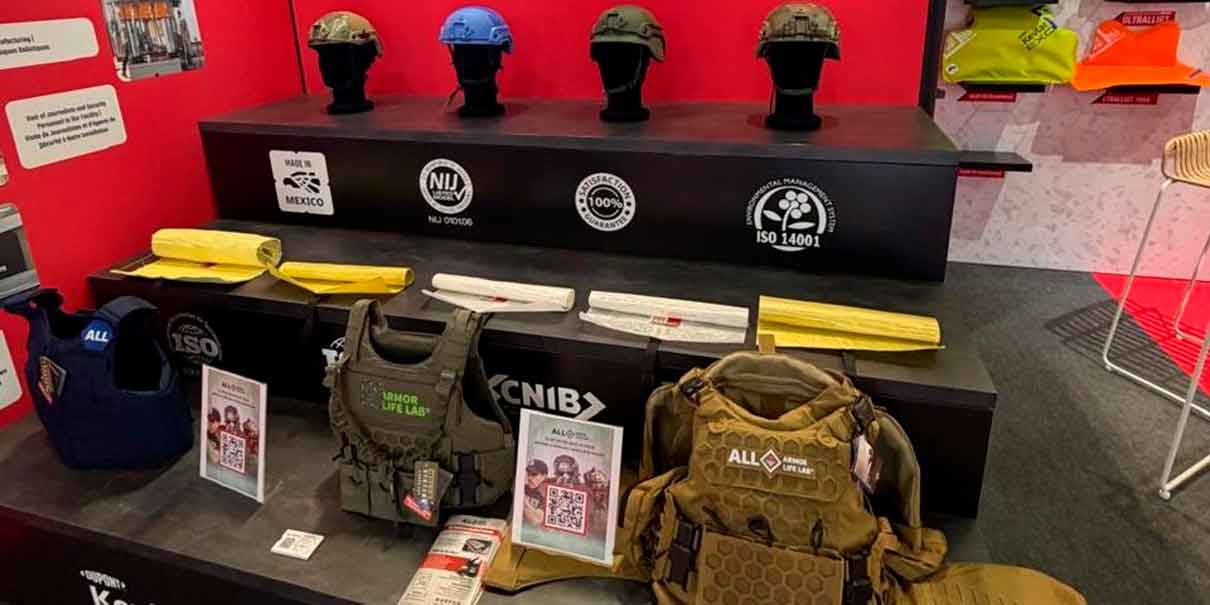 Armor Life Lab presenta nuevas configuraciones con conformidad NIJ en Milipol Paris