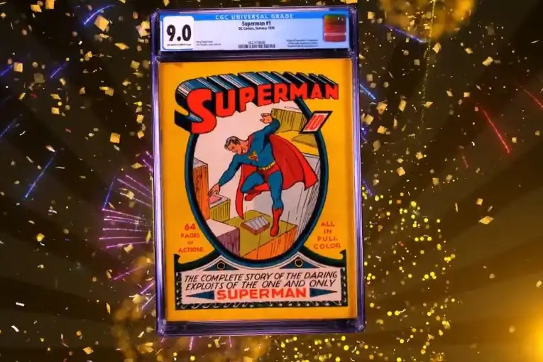 El cómic más caro jamás vendido: &#8216;Superman #1&#8217; alcanza los 9.12 mdd en subasta histórica