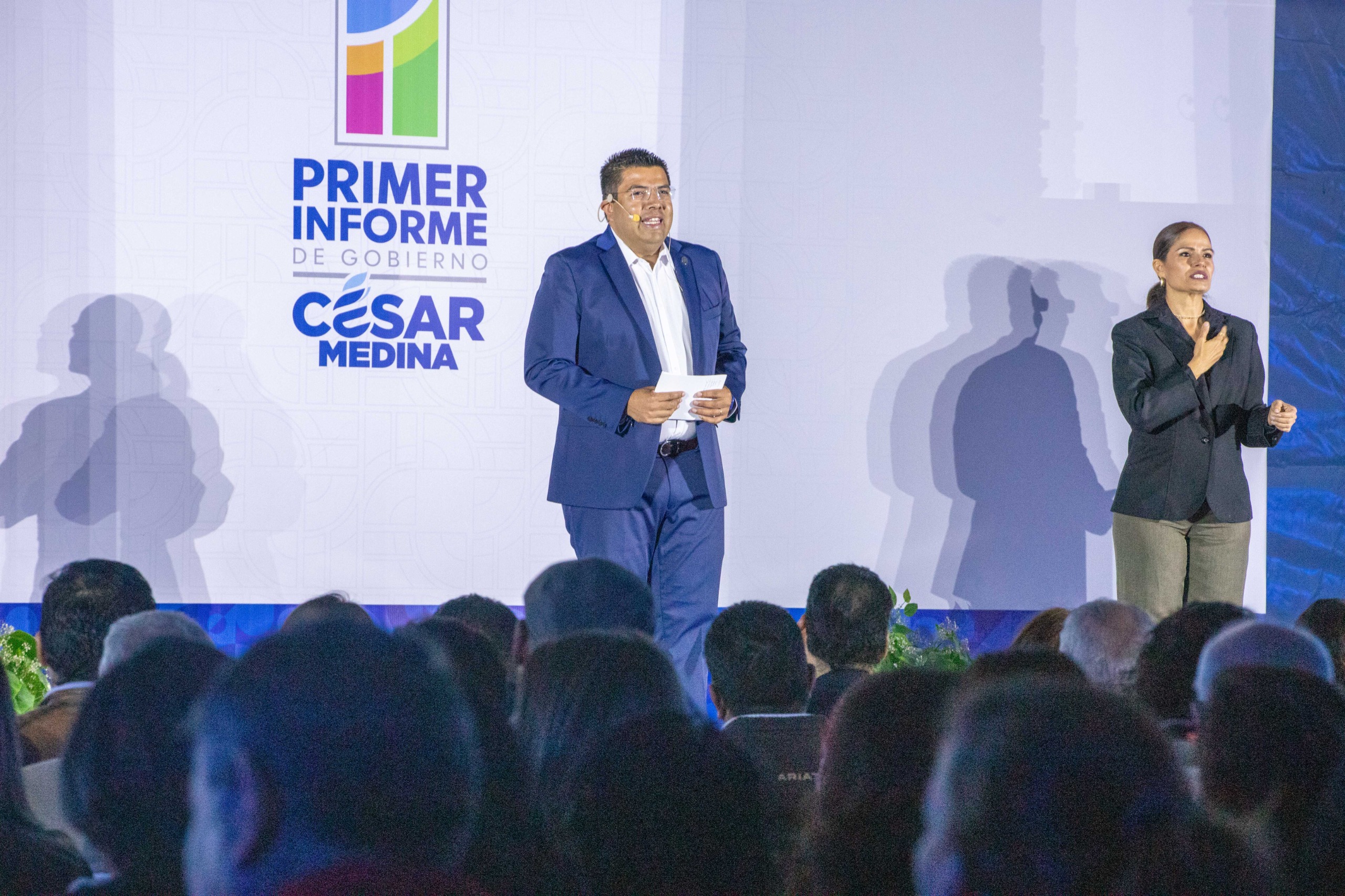 César Medina presenta avances de su primer año de gobierno municipal