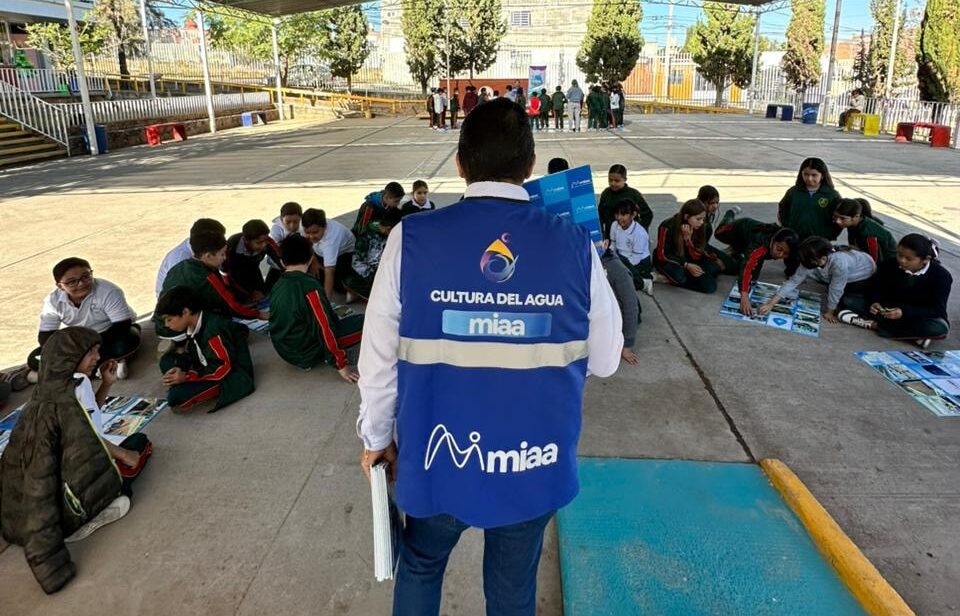 MIAA Fest llega a escuelas mientras continúan obras de mejora hidráulica en la ciudad