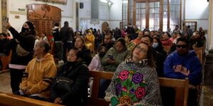 Afluencia en iglesia