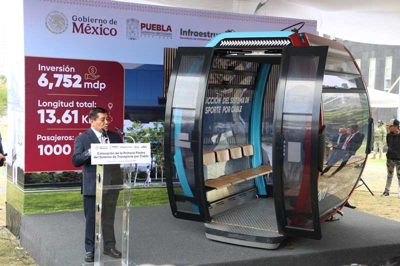 Arranca la construcción del Cablebus en Puebla