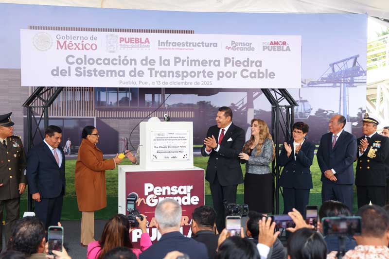 Arranca la construcción del Cablebus en Puebla