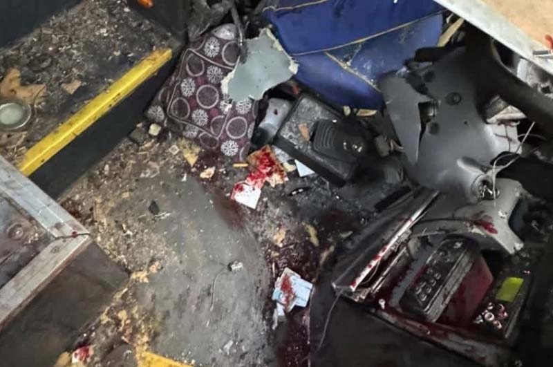 Dos personas mueren tras choque frontal de autobuses en la Tlapa-Puebla