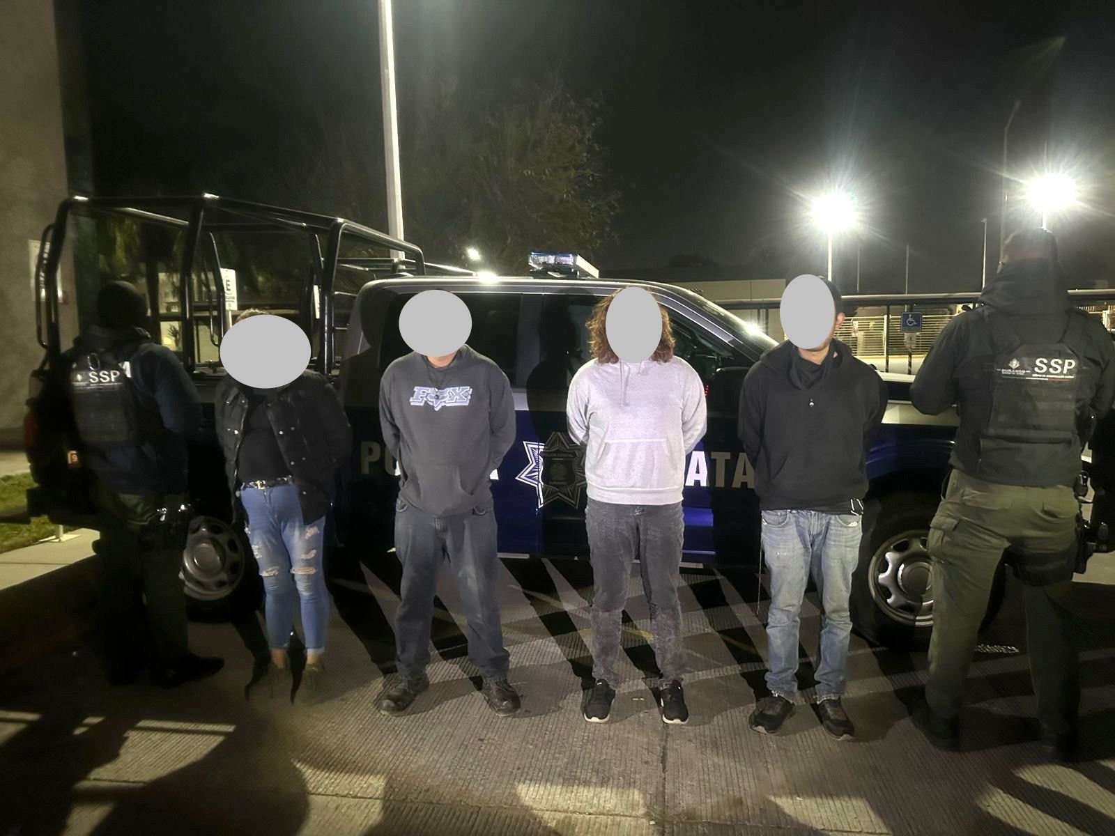 Cuatro detenidos por extorsión en Durango capital