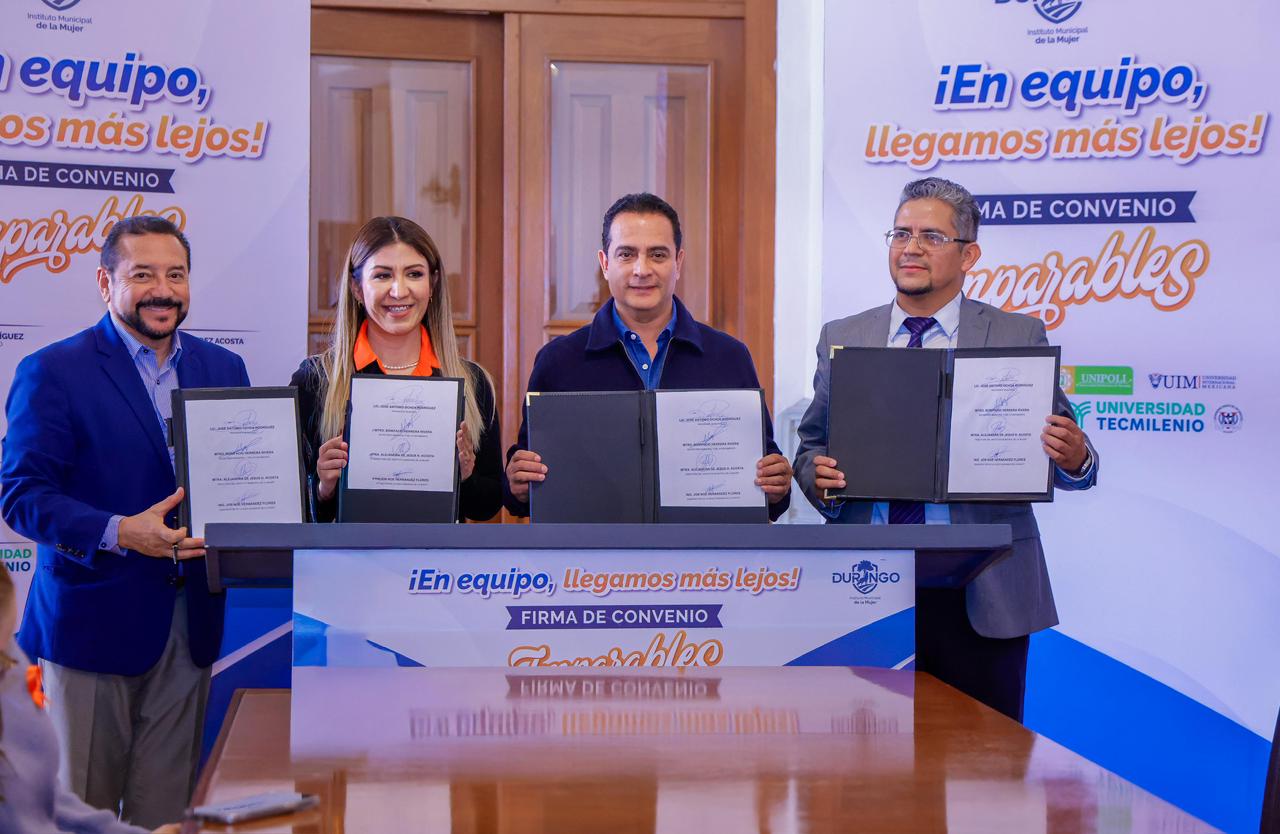 Municipio renueva convenio educativo para mujeres del programa Imparables