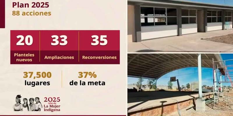 La SEP anuncio para Puebla cinco Ciberbachilleratos para 2026