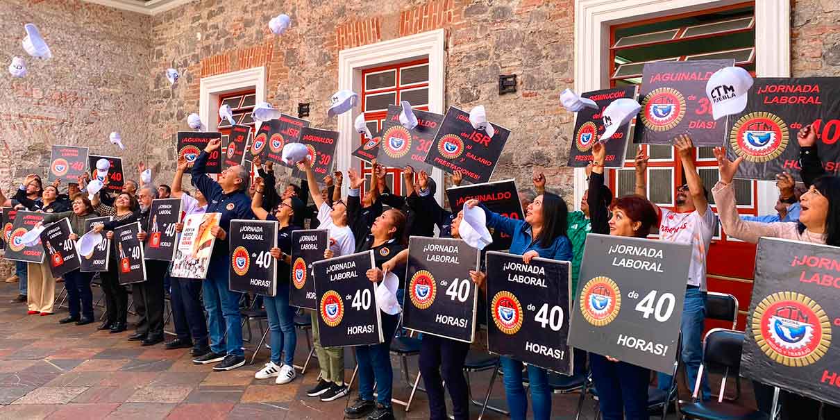 CTM Puebla destaca que reducción de jornada laboral es un acto de justicia histórica