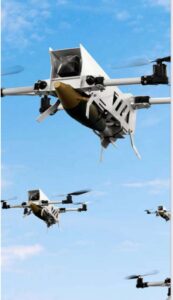 Imagen: Drones en uso simultáneo