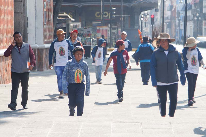 Autoridades incrementan seguridad en Puebla por tránsito de fieles a la Basílica