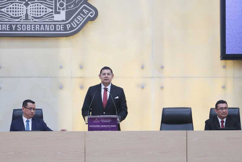 “El saqueo no quedará impune”, afirma Armenta en su Primer Informe