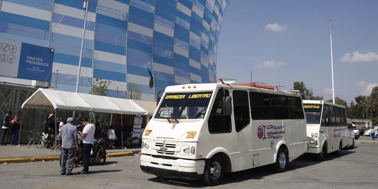 Más de 13 mil unidades de transporte público en Puebla serán retiradas por no pasar revista