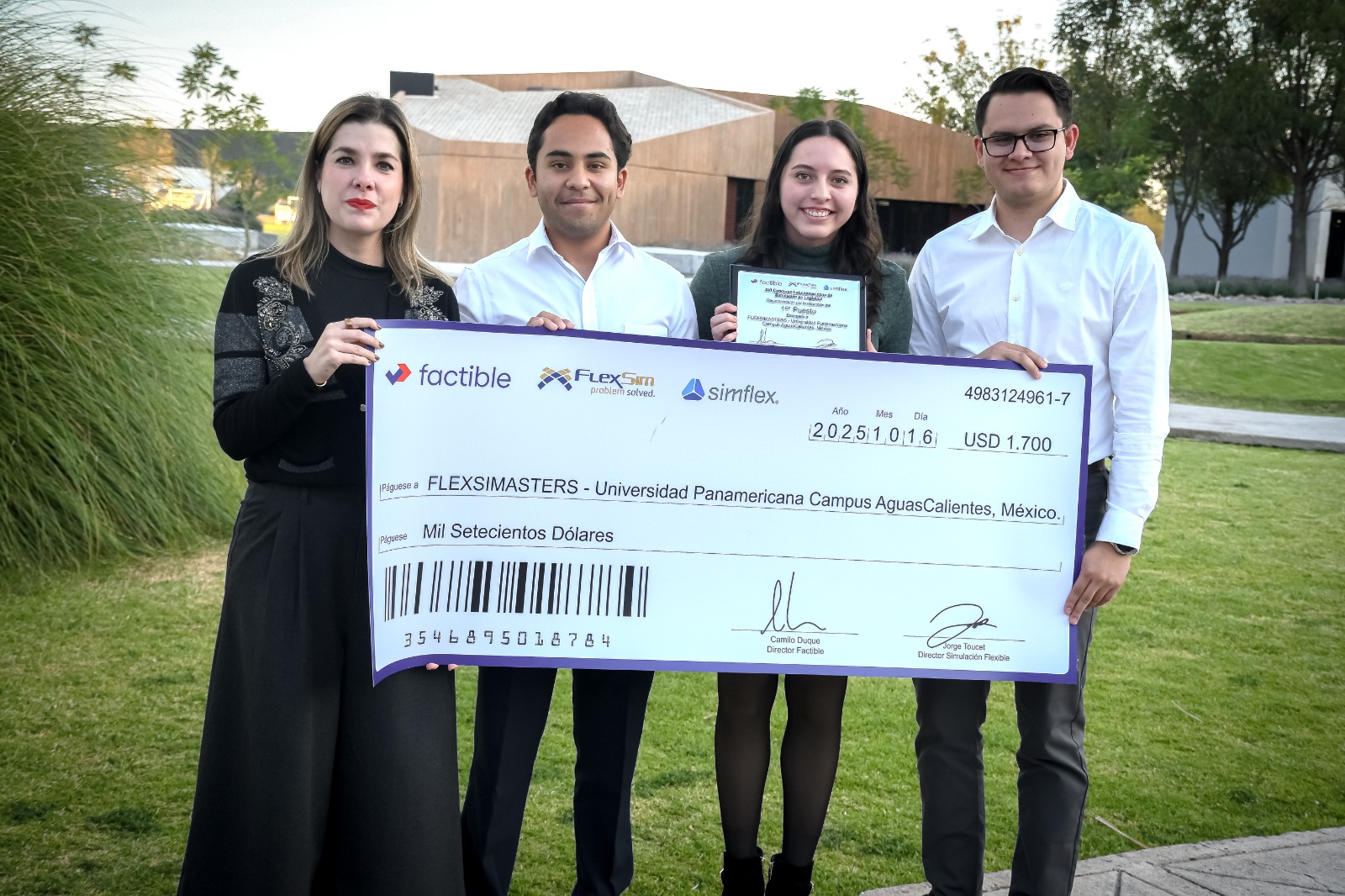 UP Aguascalientes obtiene primer lugar en el Concurso Latinoamericano de Simulación en Logística