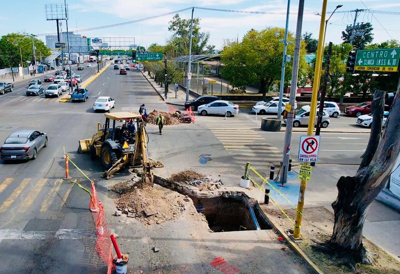 Por rehabilitación de línea, habrá intermitencia en el servicio de agua de estas colonias