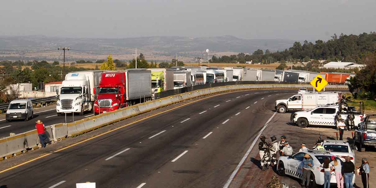 Bloqueos carreteros en diciembre generan riesgo para carga y consumidores: Canacar