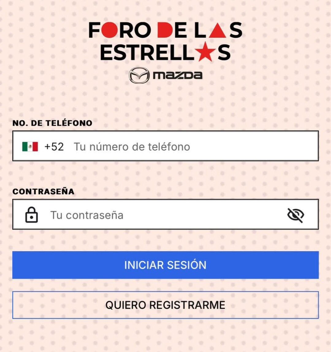 FNSM 2026: se mantiene app para el acceso al Foro de las Estrellas