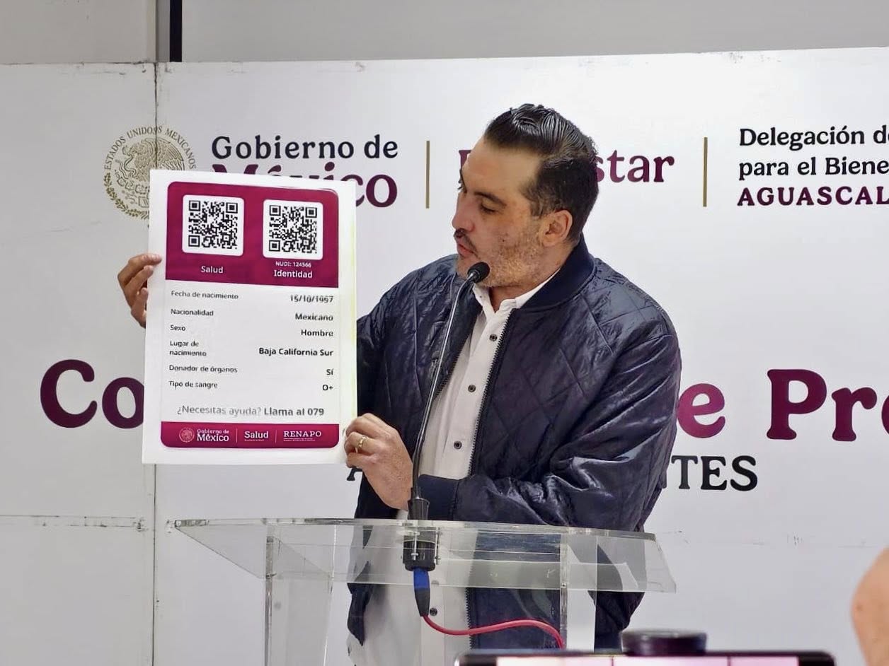 Más de un millón de aguascalentenses serán credencializados para el Servicio Universal de Salud