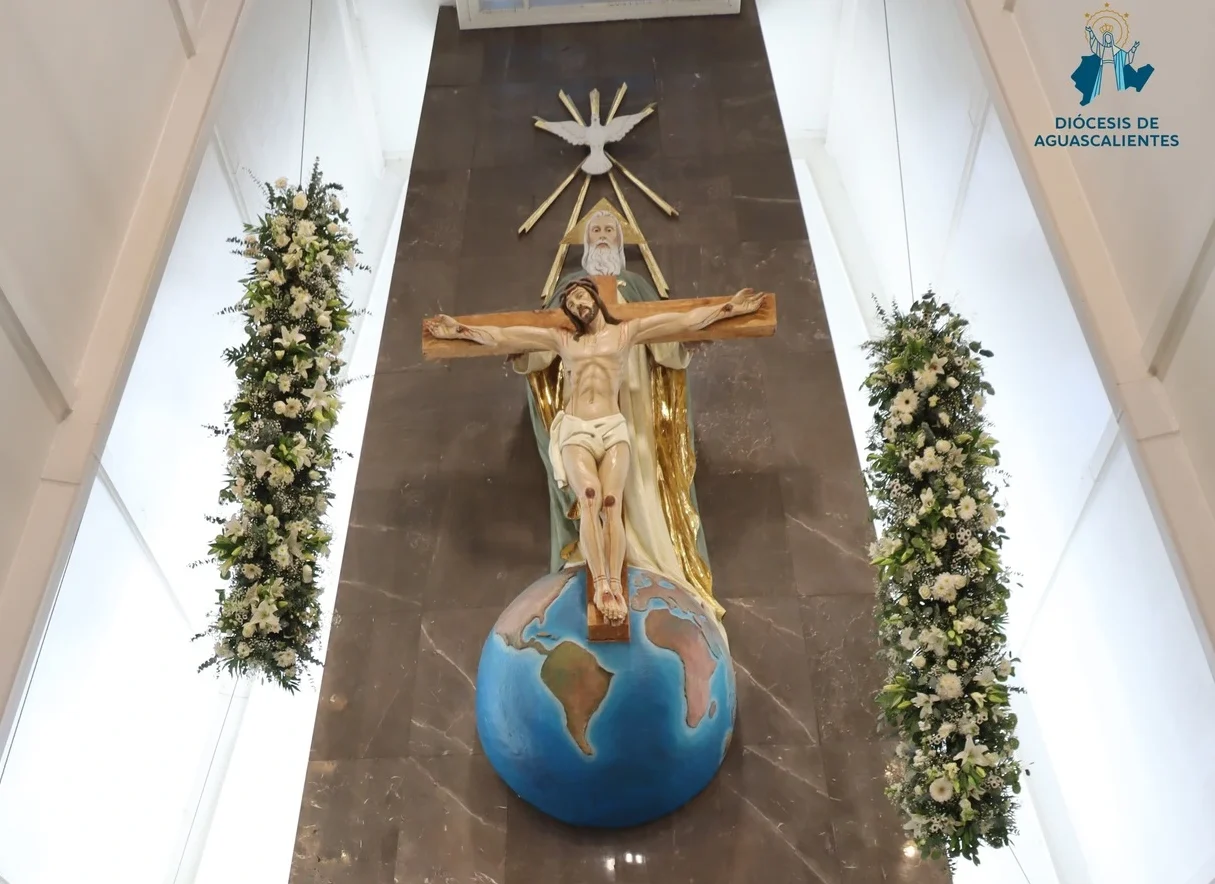 Así luce la imagen restaurada de la Divina Providencia en Aguascalientes